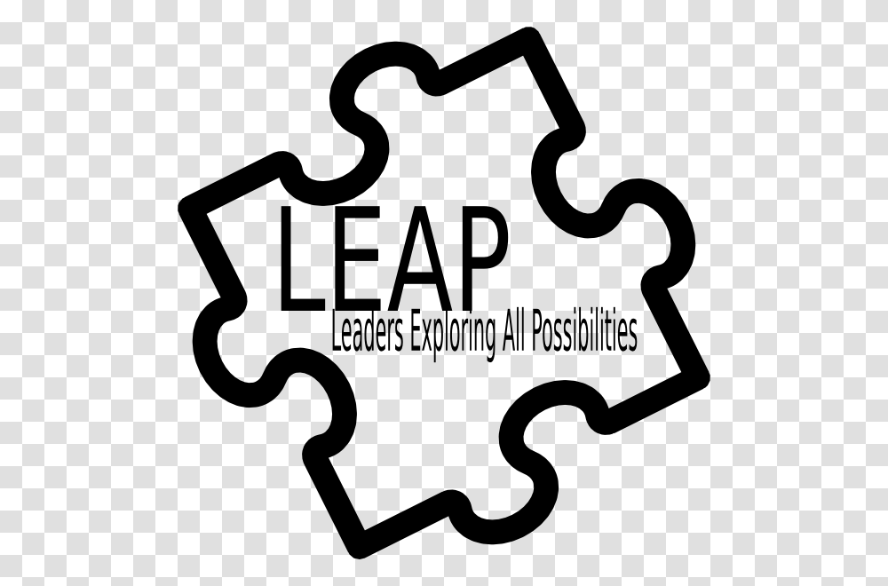 Leap Puzzle Piece Clip Art, Stencil, Label Transparent Png
