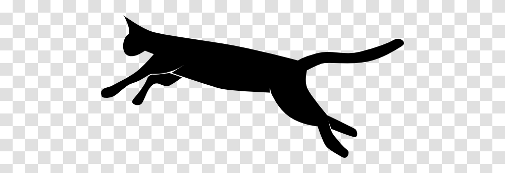 Leaping Cat Silhouette Clip Arts Download, Animal, Amphibian, Wildlife, Tadpole Transparent Png