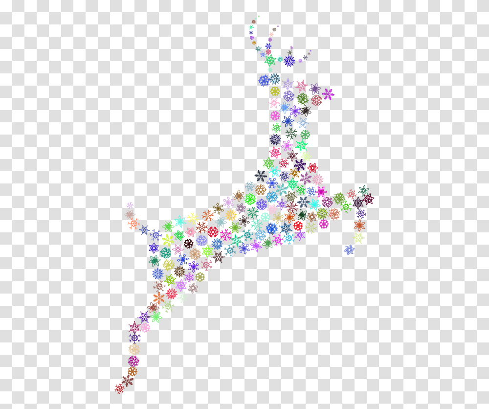 Leaping Deer Snowflakes Prismatic Creative Arts, Bead, Accessories, Accessory Transparent Png