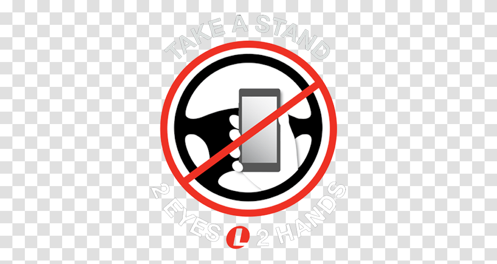 Lear Corporation Is Taking Astand Against Distracted Driving Stand, Poster, Advertisement, Machine Transparent Png