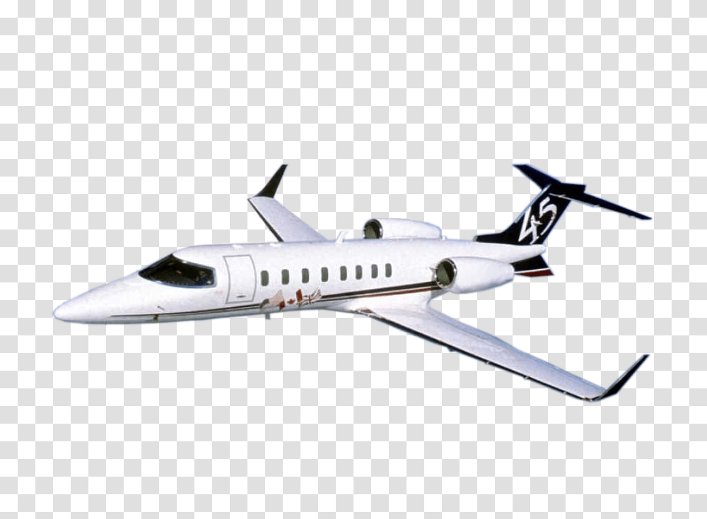 Lear Midsize Private Jet For Hire, Airplane, Aircraft, Vehicle, Transportation Transparent Png