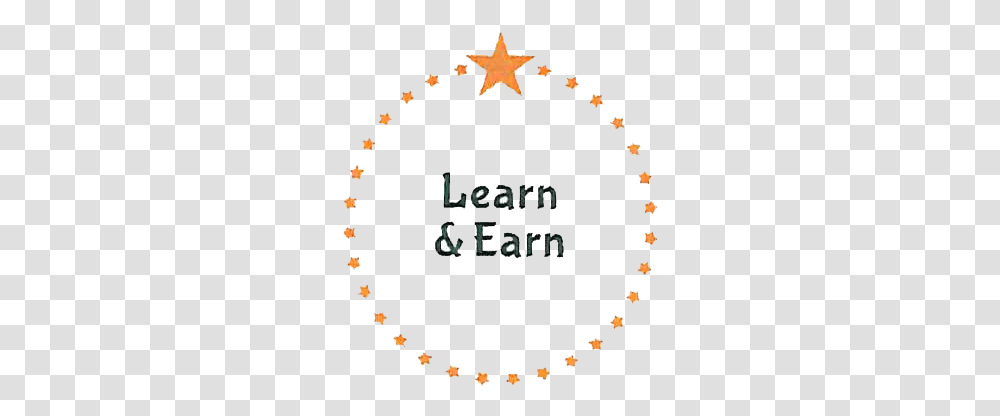 Learn And Earn Star Circle Circle, Logo, Trademark Transparent Png