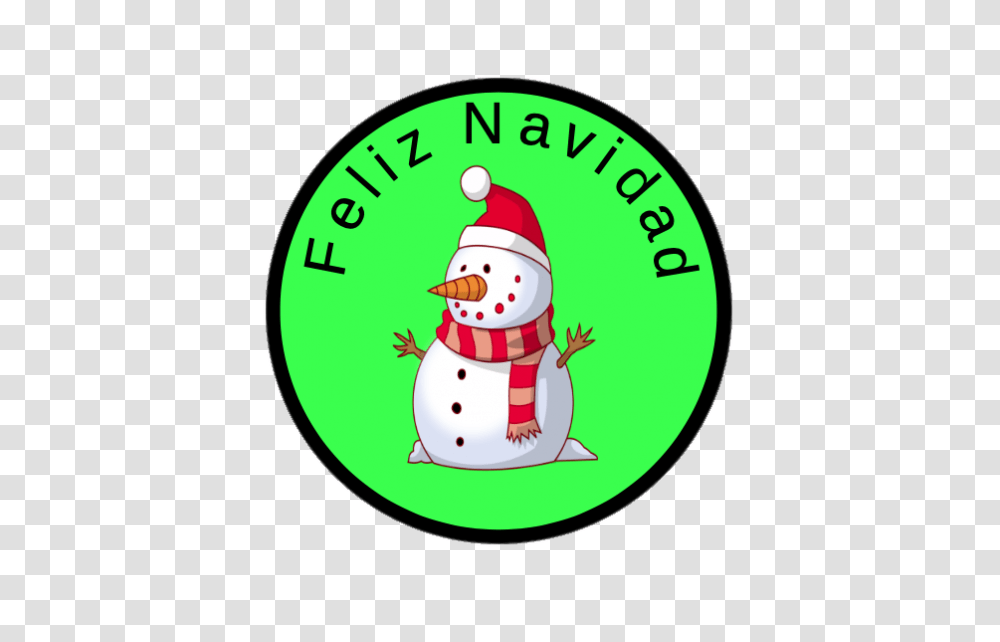 Learn Foreign Language Skills Feliz Navidad Sticker, Nature, Outdoors, Snowman, Winter Transparent Png