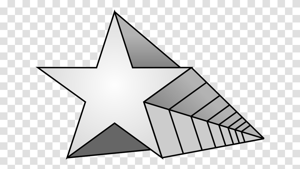 Learn How To Draw 3d Star Shape Easy How To Draw 3d Shapes, Symbol, Star Symbol, Triangle, Lighting Transparent Png