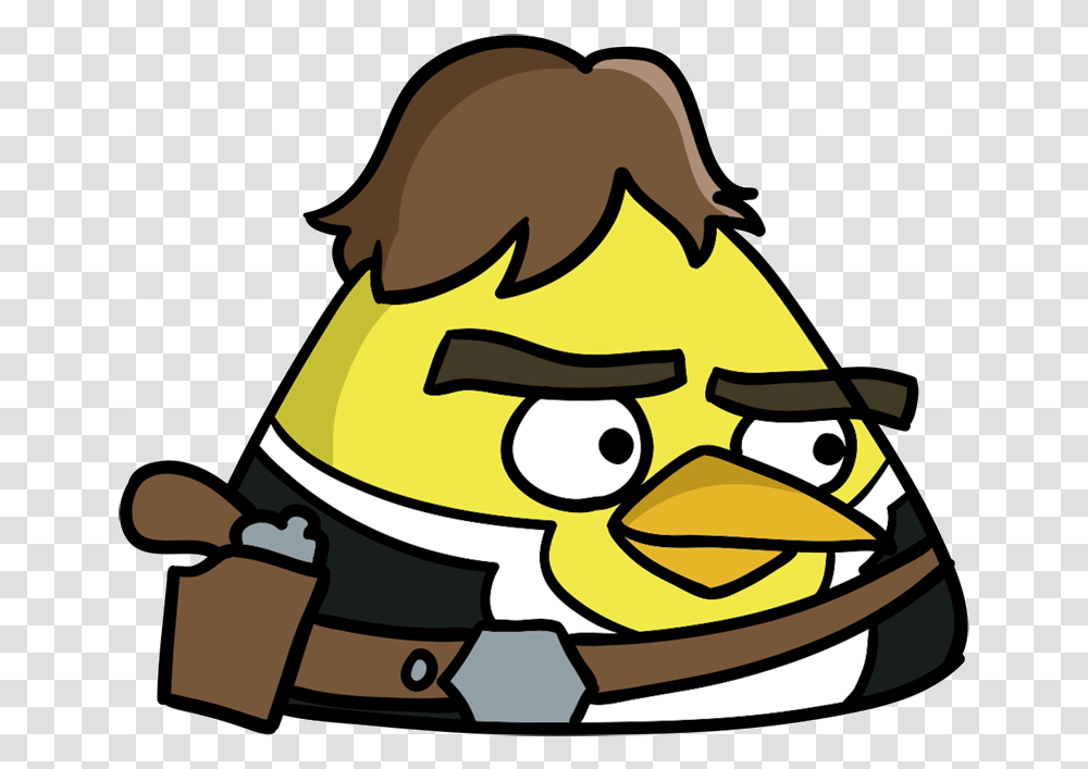 Learn How To Draw Han Solo Easy Draw Everything Han Solo Angry Birds Star Wars 2 Transparent Png