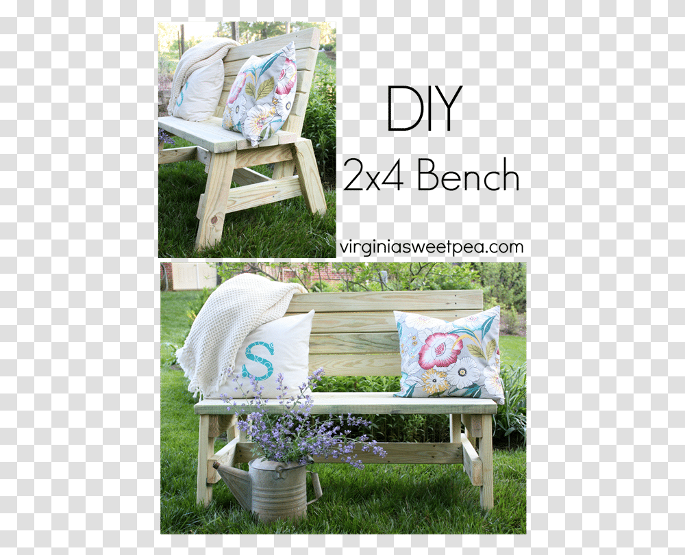 Learn How To Make An Easy And Comfortable Diy Bench Coffee Table, Furniture, Cushion, Pillow, Chair Transparent Png