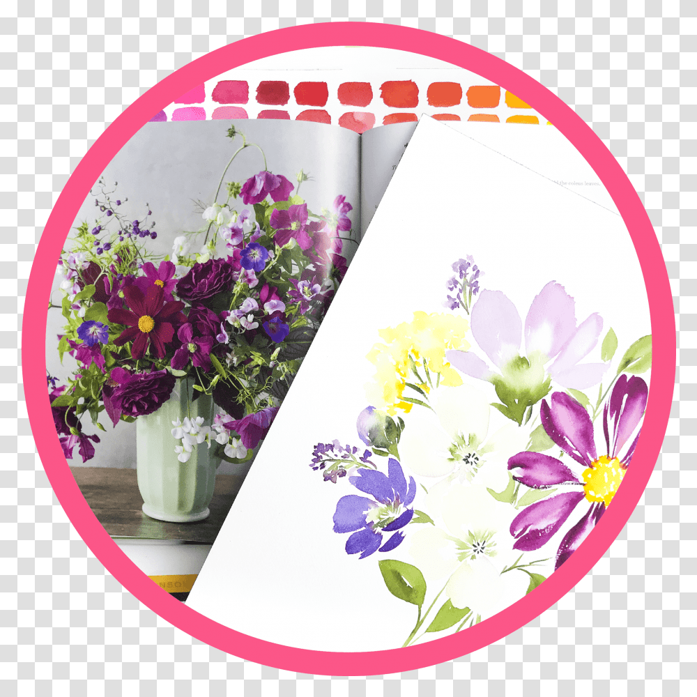 Learn How To Quickly Create Breathtaking Watercolor Artificial Flower, Plant, Floral Design, Pattern Transparent Png