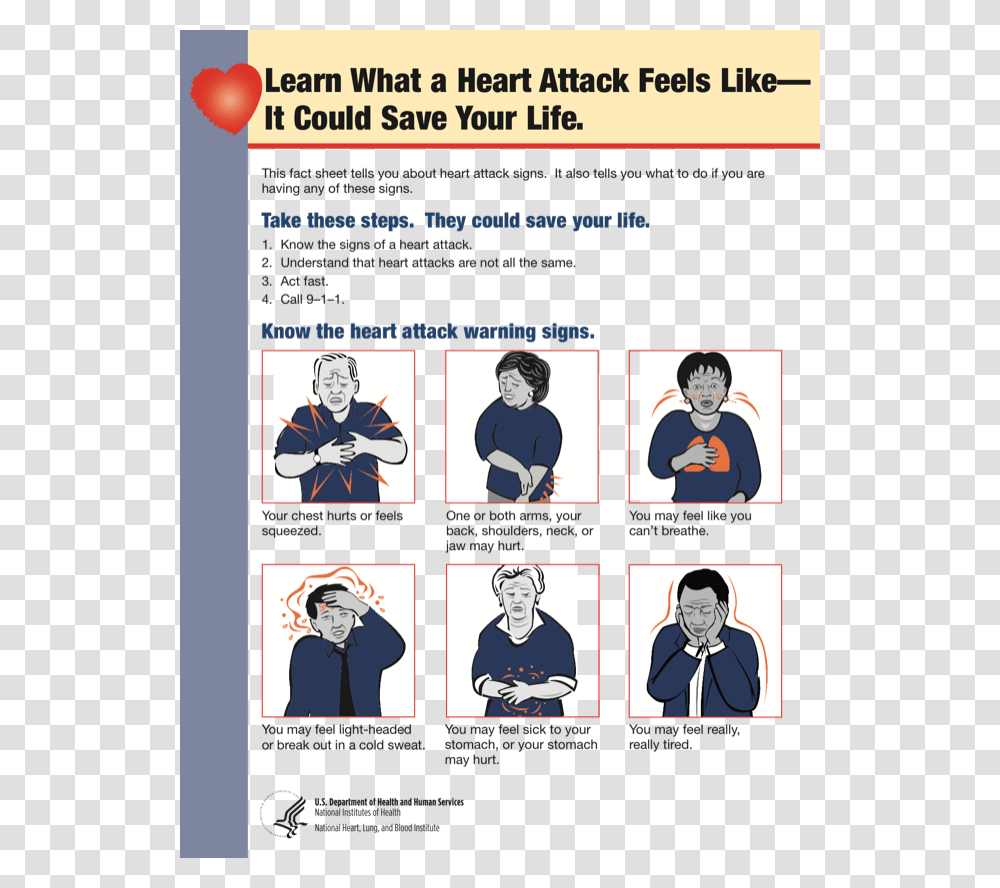 Learn What A Heart Attack Feels Like It Could Save Does It Hurt When You're Having A Heart Att, Person, Book, Comics Transparent Png