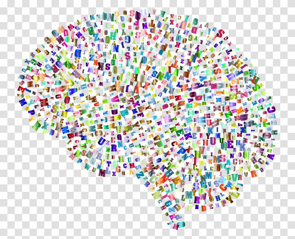 Learning Brain Clipart, Collage, Poster, Advertisement Transparent Png