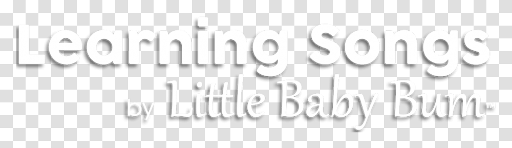 Learning Songs By Little Baby Bum Darkness, Number, Word Transparent Png