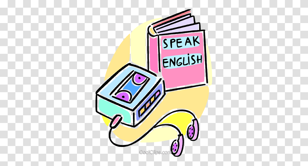 Learning To Speak English Using Tapes Royalty Free Vector Clip Art, Gas Pump, Transportation Transparent Png