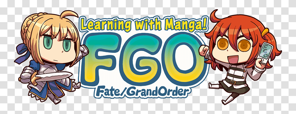 Learning With Manga Fgo Fate Go Learn With Manga, Word, Alphabet, Number Transparent Png