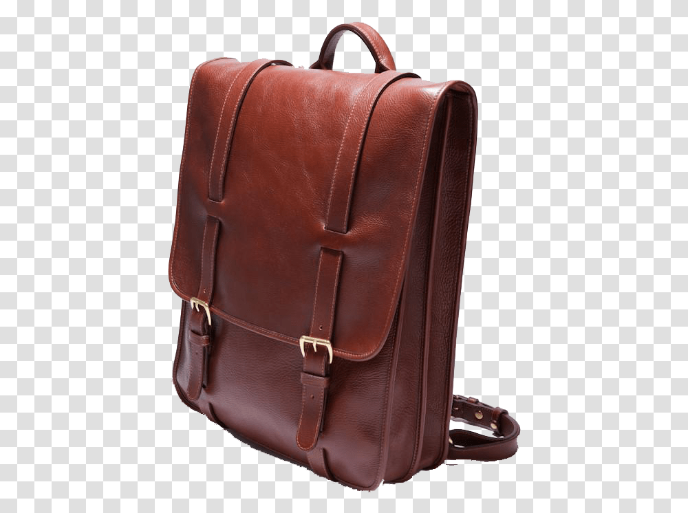 Leather Backpack White Background Hd Laptop Bag, Briefcase Transparent Png
