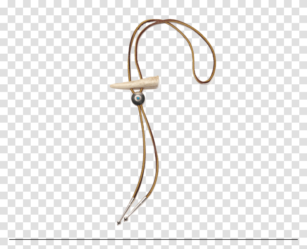 Leather Bolo Tie With Deer Antler With Concho Yuketen, Shower Faucet Transparent Png