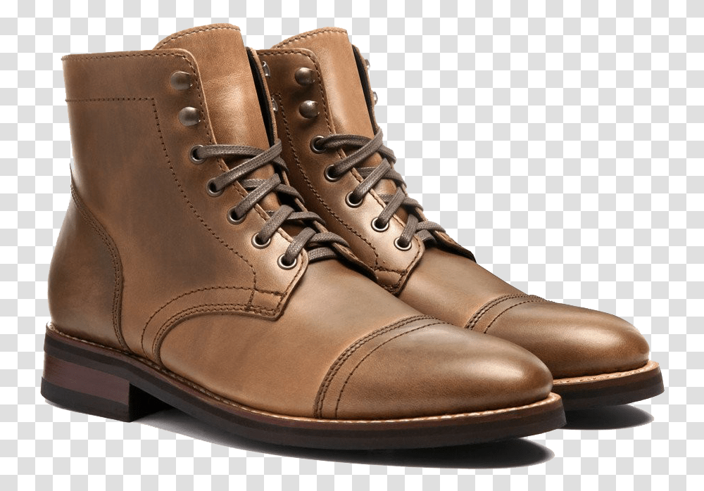 Leather Boots Image Thursday Boots Captain Natural, Shoe, Footwear, Apparel Transparent Png