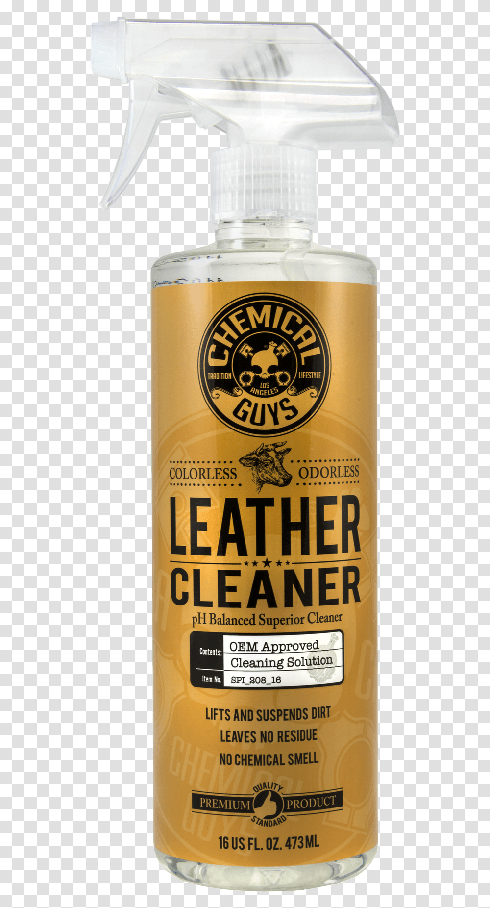 Leather Cleaner Chemical Guys Leather Cleaner, Alcohol, Beverage, Drink, Beer Transparent Png