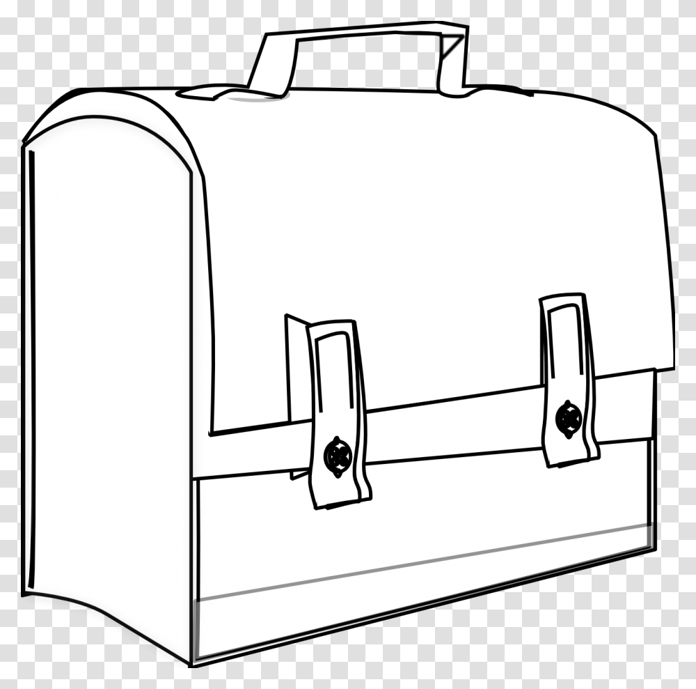Leather Clipart Black And White, Bag, Briefcase, Sink Faucet Transparent Png