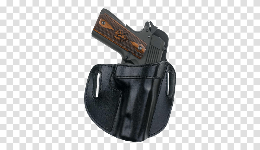 Leather Holster Black, Handgun, Weapon, Weaponry Transparent Png