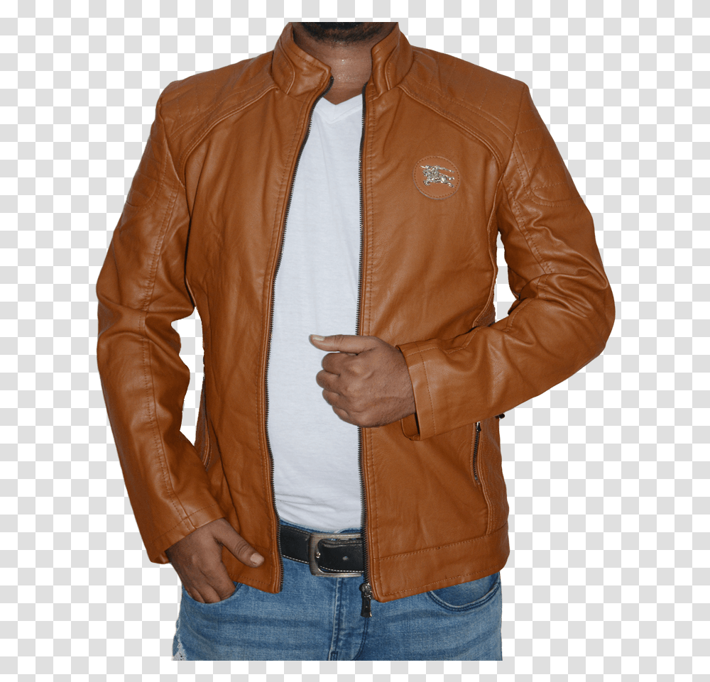 Leather Jacket, Apparel, Coat, Long Sleeve Transparent Png