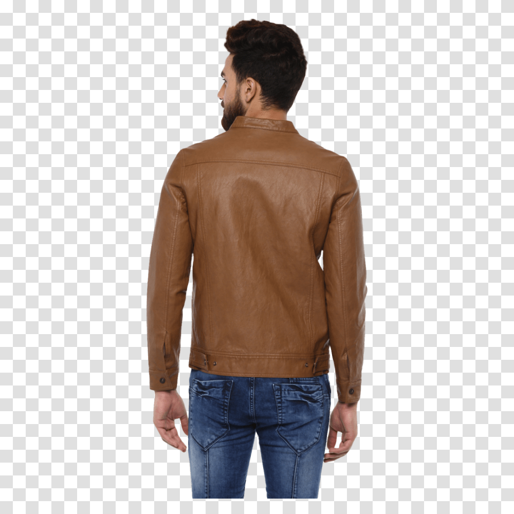 Leather Jacket, Apparel, Coat, Person Transparent Png