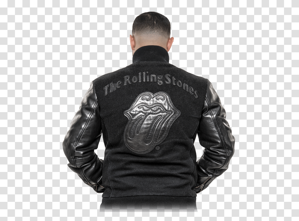 Leather Jacket, Apparel, Coat, Person Transparent Png