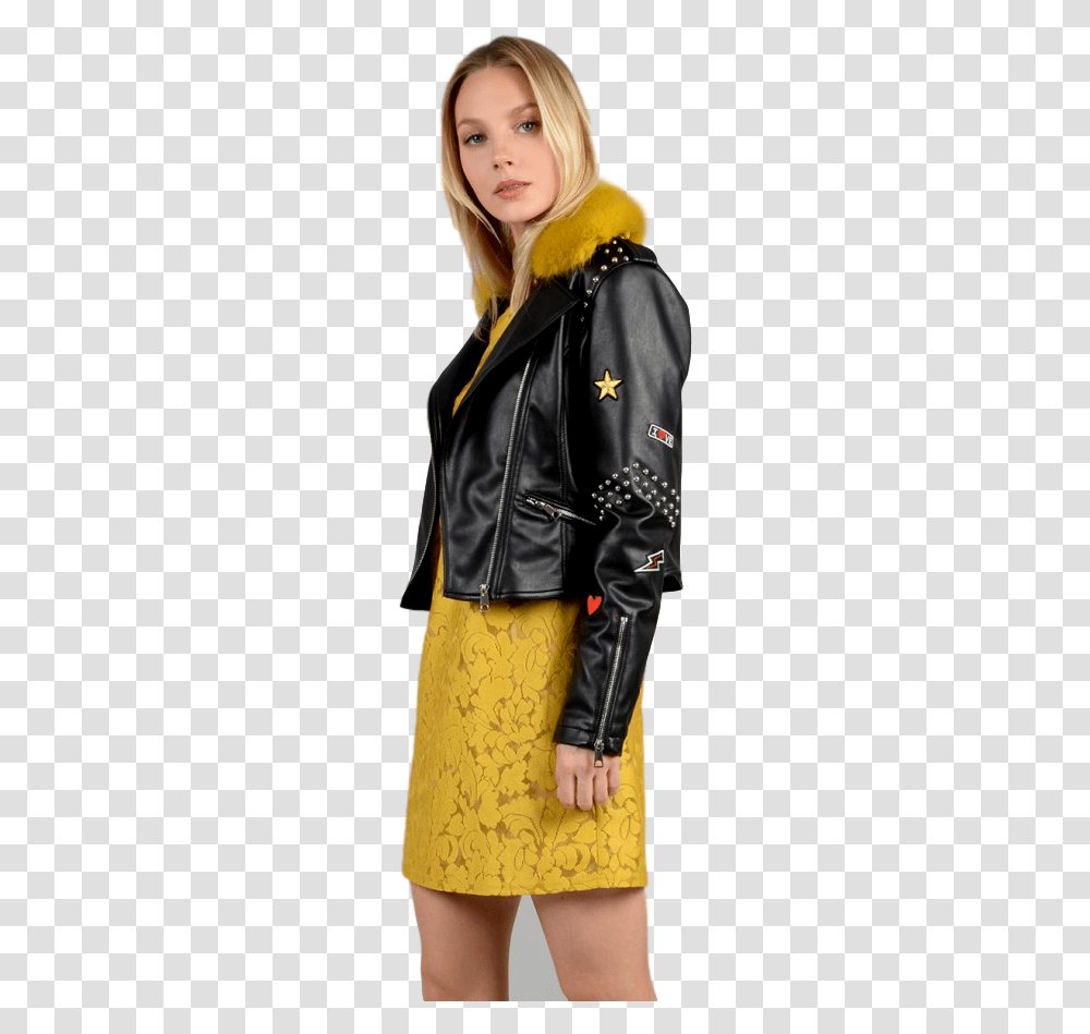 Leather Jacket, Apparel, Coat, Skirt Transparent Png