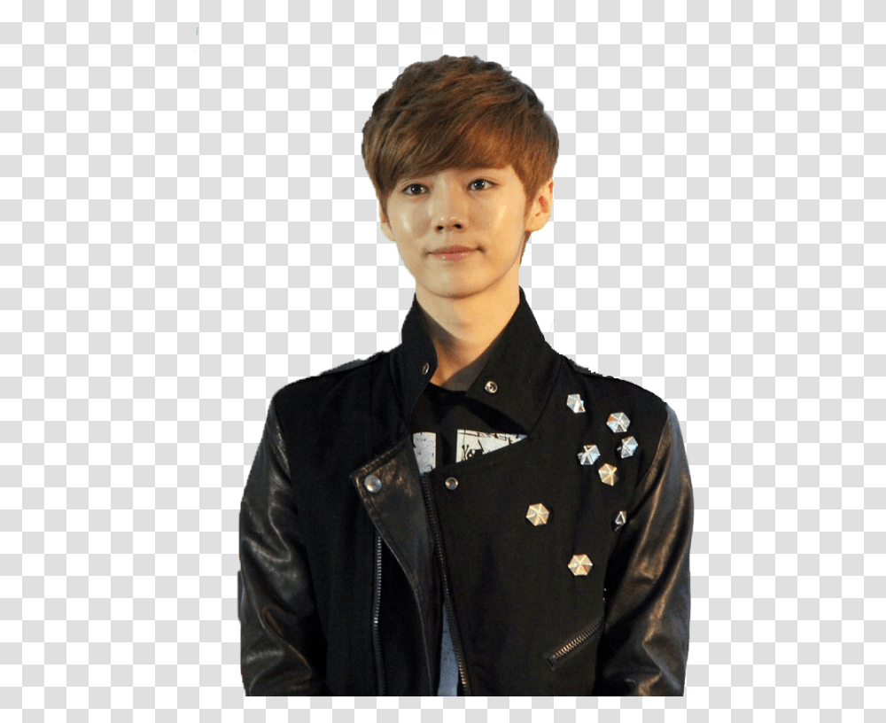Leather Jacket, Apparel, Person, Human Transparent Png