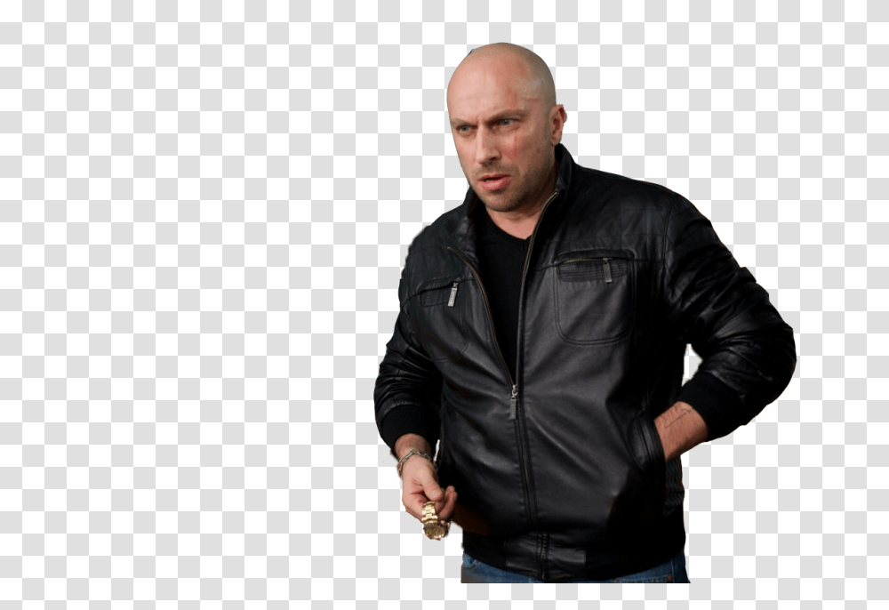 Leather Jacket, Coat, Apparel, Person Transparent Png