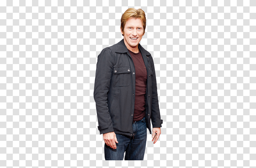 Leather Jacket, Coat, Person, Overcoat Transparent Png