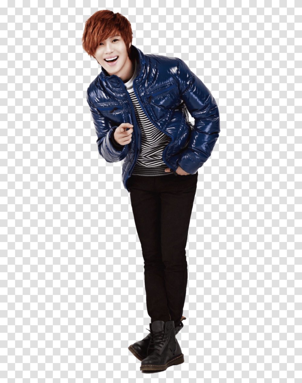 Leather Jacket, Coat, Person, Sleeve Transparent Png