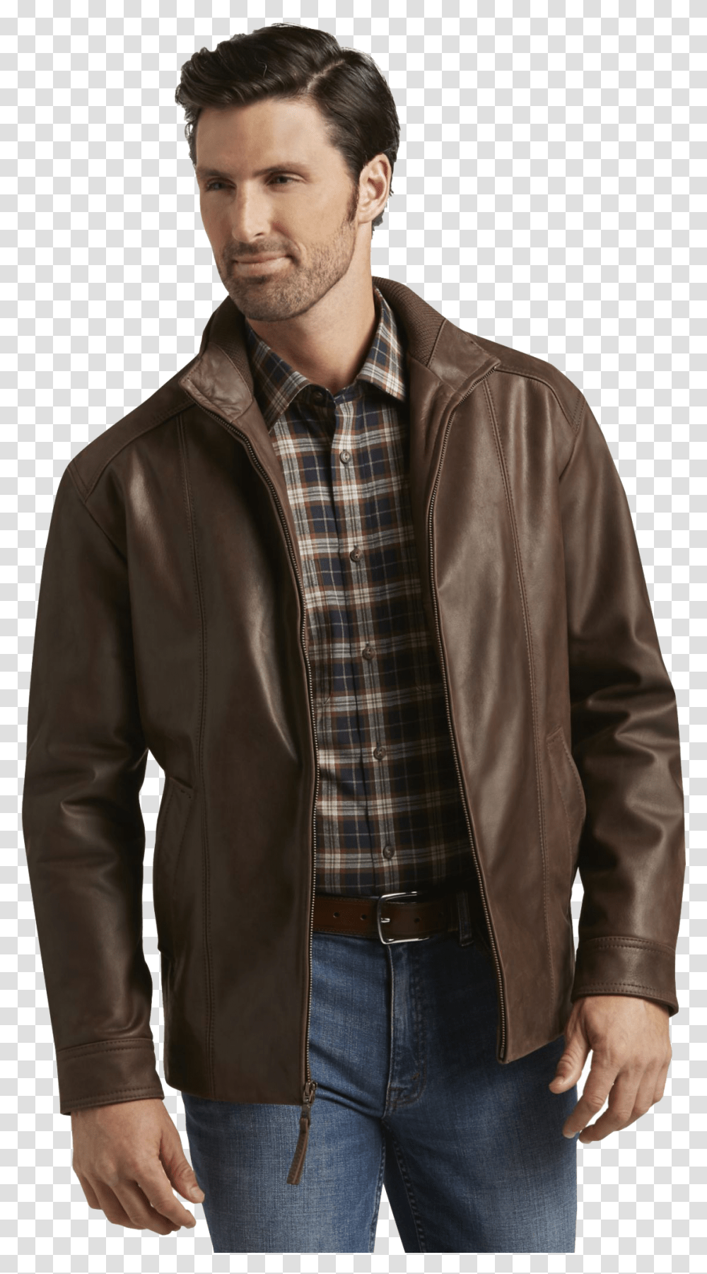 Leather Jacket For Men Photo Background Leather Jacket, Apparel, Coat, Person Transparent Png