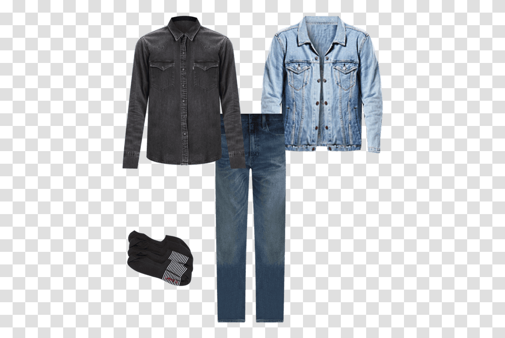 Leather Jacket, Pants, Jeans, Person Transparent Png