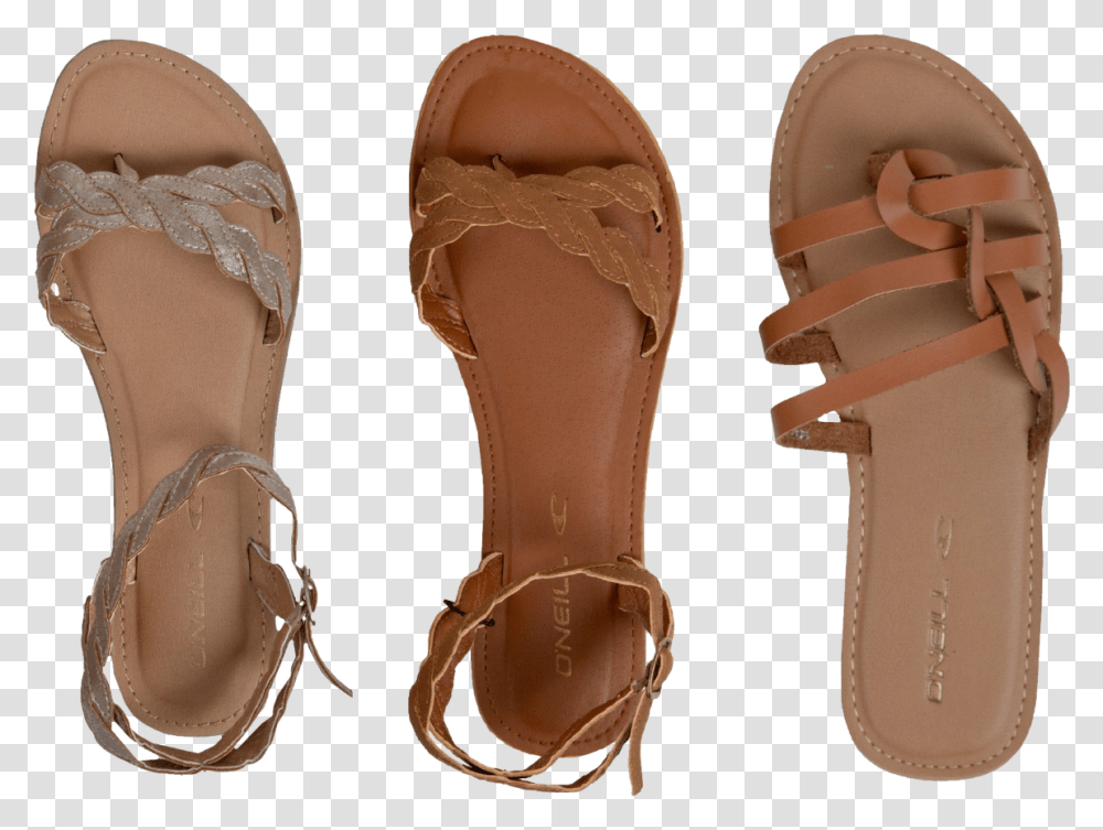 Leather Sandal Ladies Image, Apparel, Footwear, Flip-Flop Transparent Png