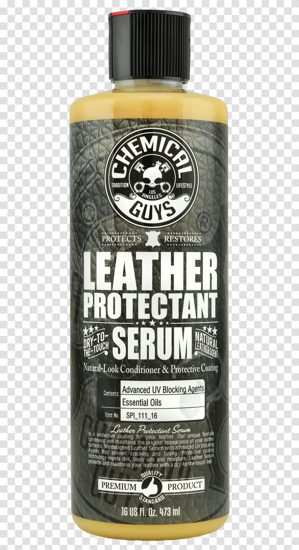 Leather Serum Protectant Chemical Guys Leather Serum, Poster, Advertisement, Beer, Alcohol Transparent Png
