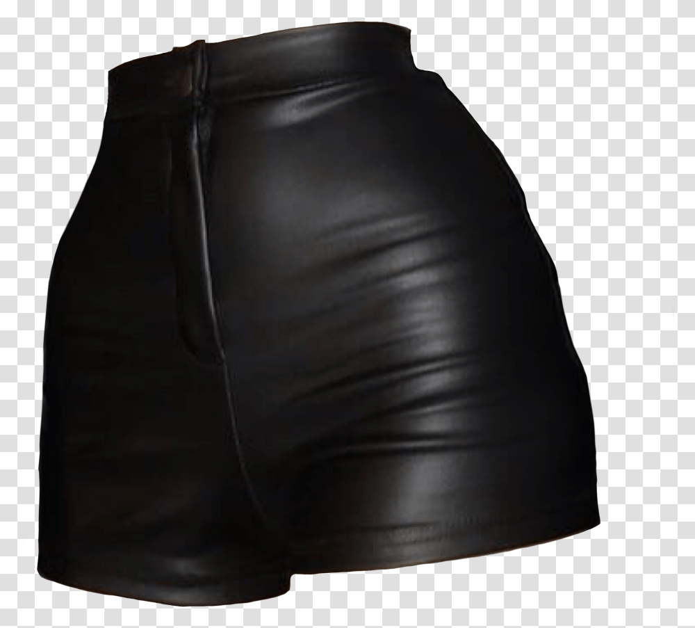 Leather Shorts Outfit Black Leather Shorts Leather Miniskirt, Apparel, Female, Woman Transparent Png