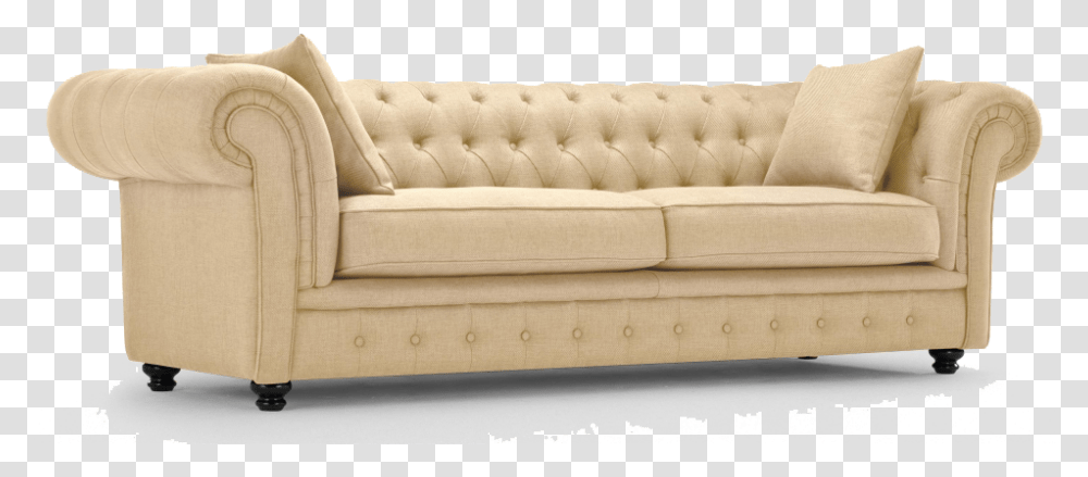 Leather Sofa Vs Microfiber, Couch, Furniture Transparent Png