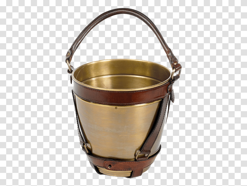 Leather Strap Ice Bucket Transparent Png