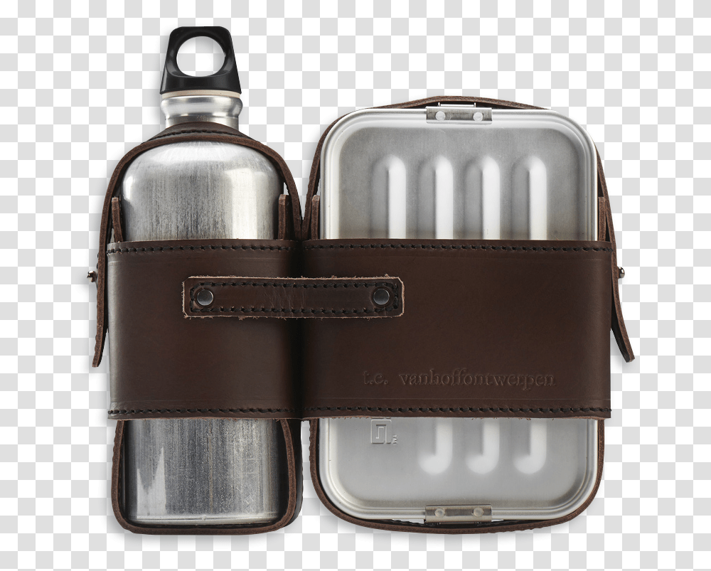 Leather Strapped Canteen And Lunch Box Set 0 Leather Strapped Canteen And Lunch Box Set, Belt, Accessories, Bottle, Shaker Transparent Png