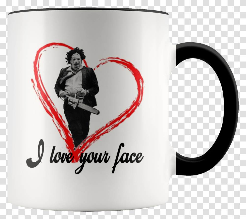 Leatherface, Coffee Cup, Person, Human, Stein Transparent Png