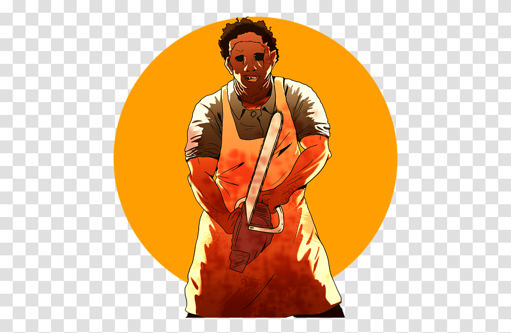 Leatherface Holding Chainsaw, Person, Human, Cello, Musical Instrument Transparent Png