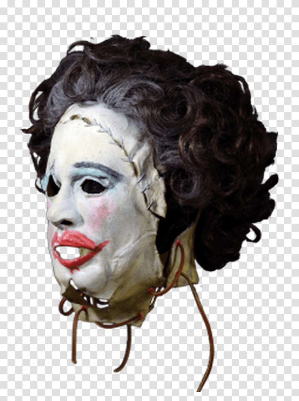 Leatherface Pretty Woman Mask Leatherface 1974 Woman Mask, Performer, Person, Human, Head Transparent Png