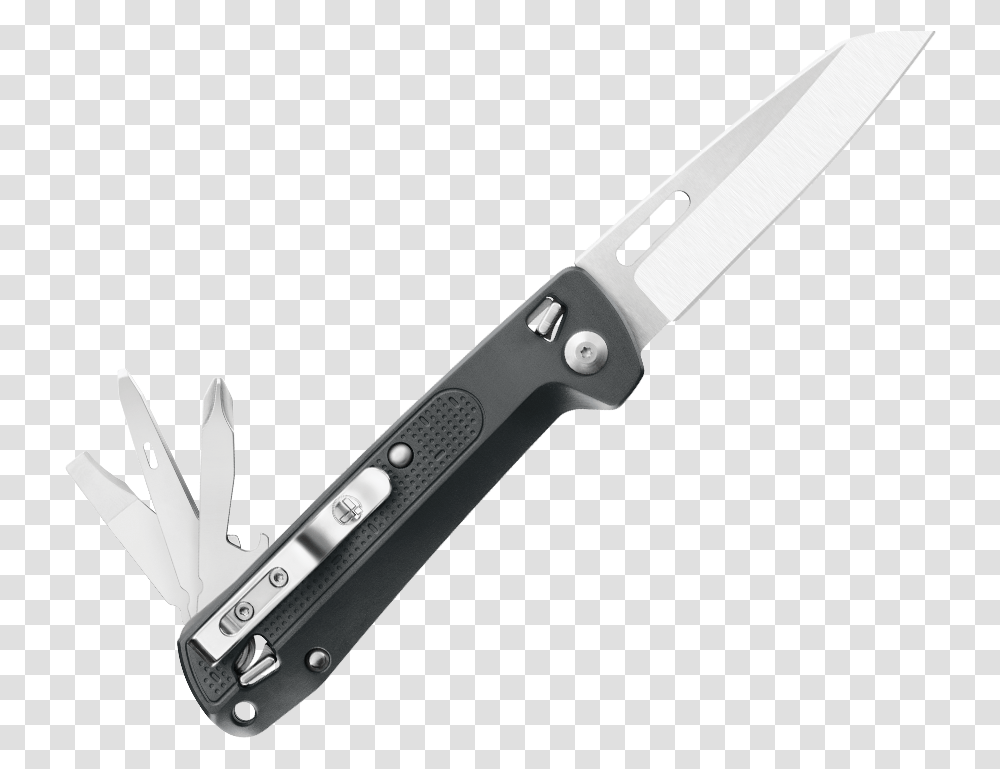 Leatherman Free, Knife, Blade, Weapon, Weaponry Transparent Png