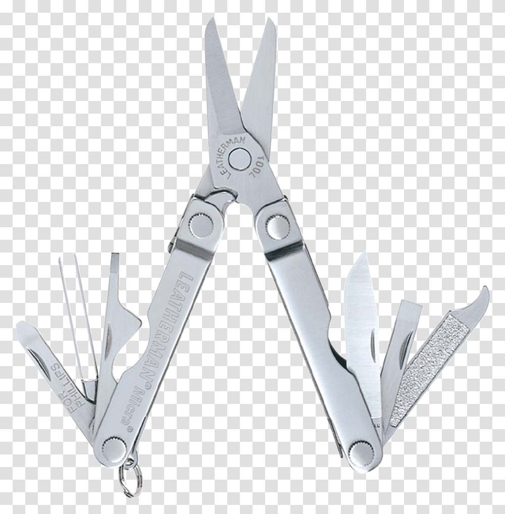 Leatherman Keychain, Scissors, Blade, Weapon, Weaponry Transparent Png