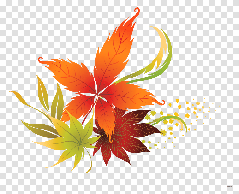 Leaves Clipart 7 Leaves Background Fall Leaves Clipart, Leaf, Plant, Maple Leaf, Tree Transparent Png