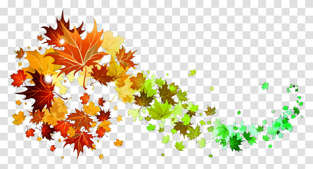 Leaves Colorgradient Fall Autumn Swirl Wind Pretty Fall Leaves Background, Leaf, Plant, Tree, Maple Leaf Transparent Png
