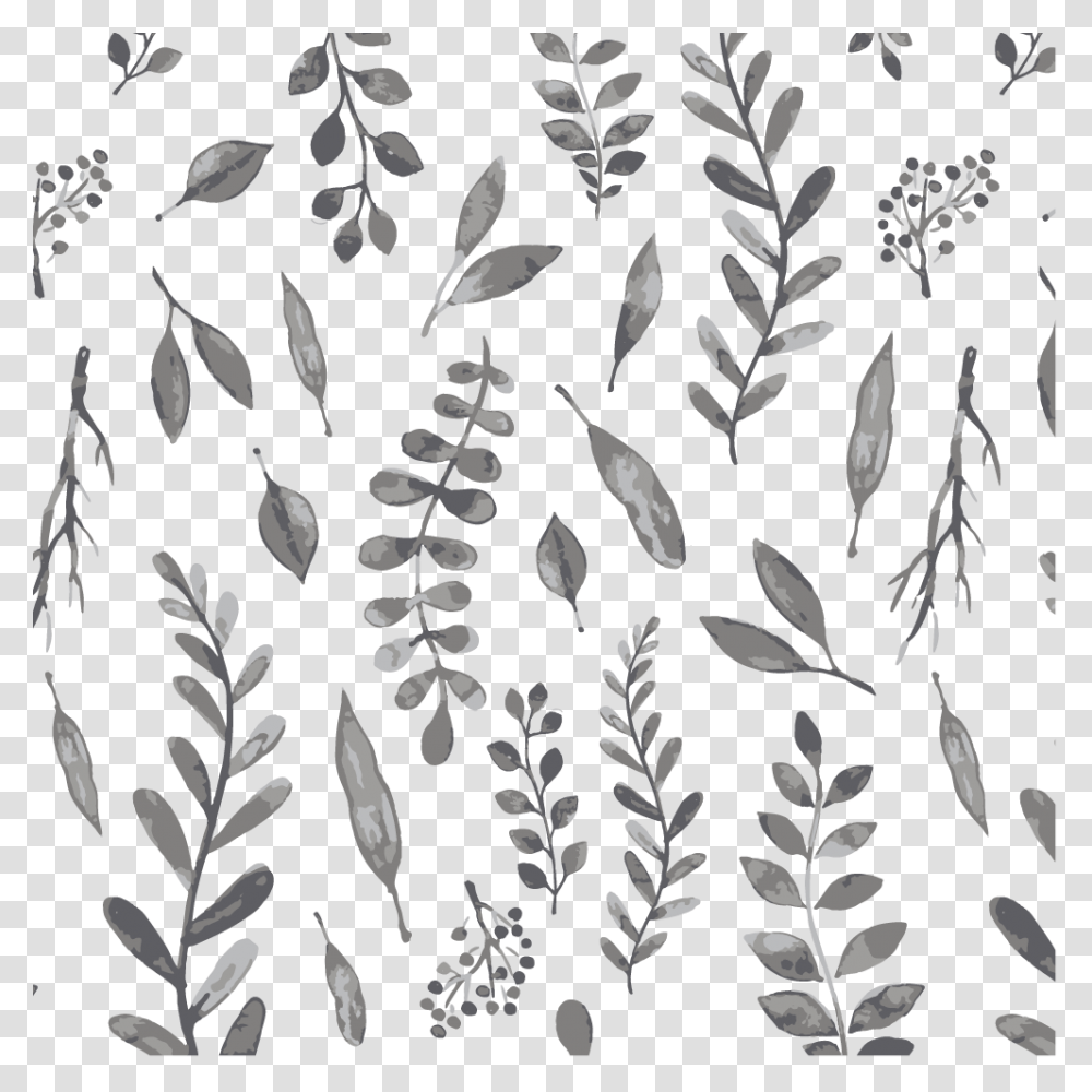 Leaves Crib Sheet Russian Olive, Stencil, Pattern, Rug, Plant Transparent Png