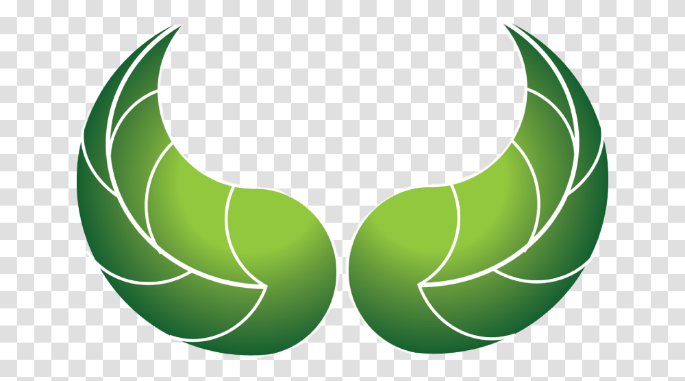 Leaves Green Leaf Wings Logo, Footprint, Label Transparent Png