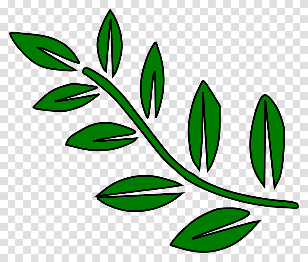 Leaves On A Branch Clip Art, Green, Leaf, Plant Transparent Png