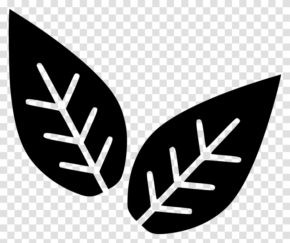 Leaves Plant Biology Biology Icon, Stencil, White, Texture Transparent Png