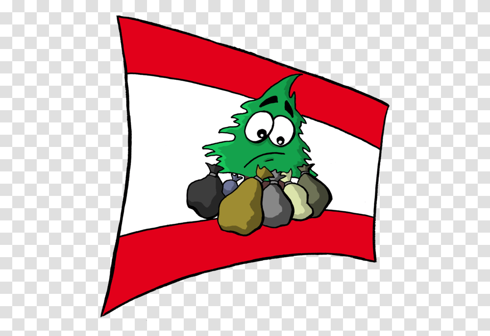Lebanese Youth Spread Environmental Sustainability Cartoon, Flag, American Flag Transparent Png